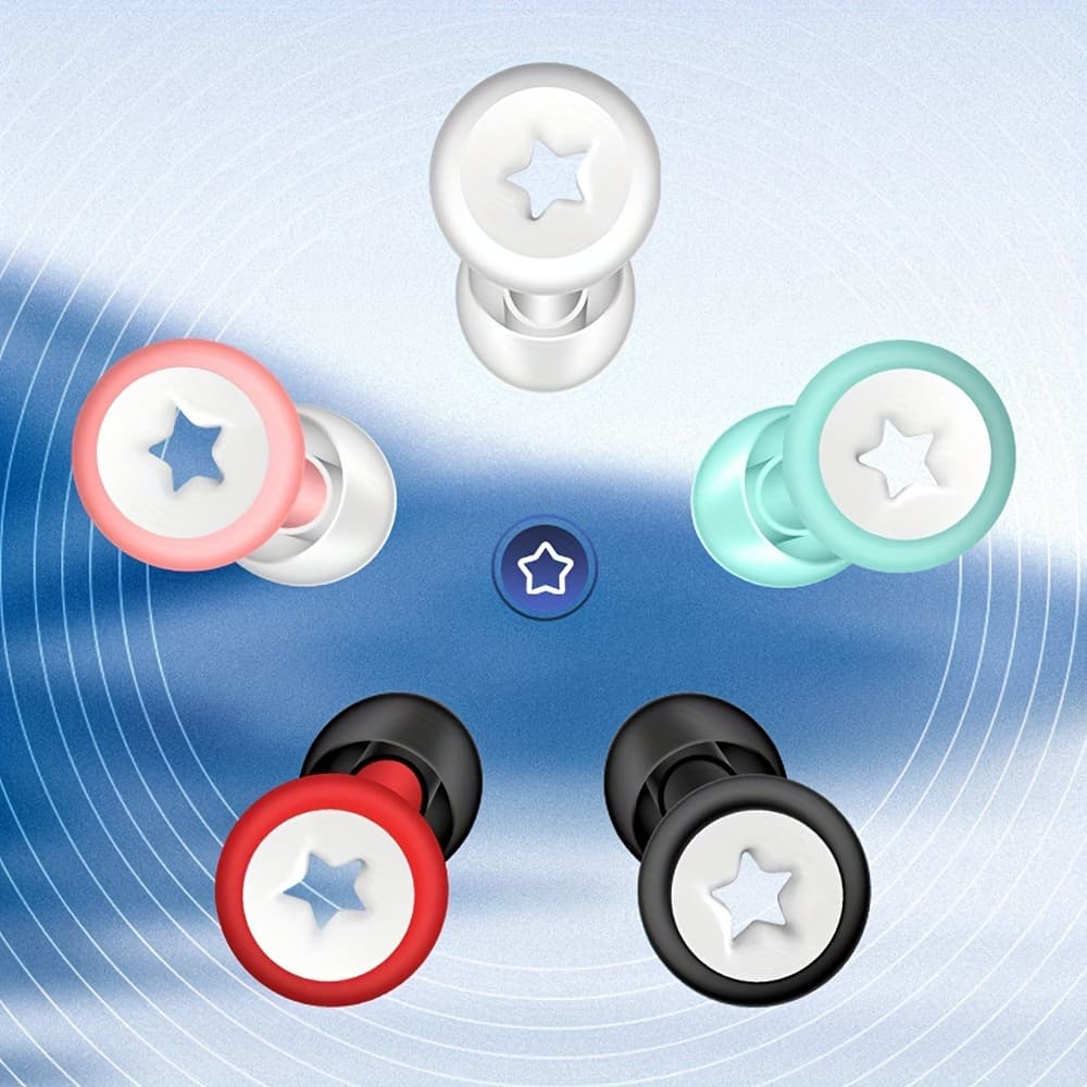 1 Par De Tampões Auriculares Com Isolamento Acústico Super Forte , Equipados 2 Pares , Para Dormir De Fábrica Cancelamento De Ruído Específica Aeronaves