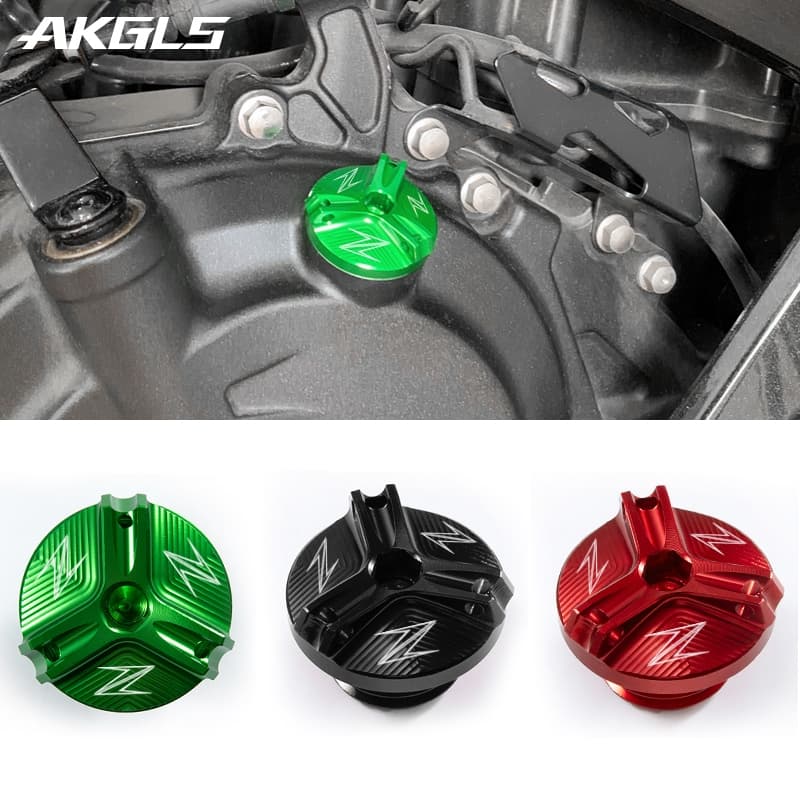 Para Kawasaki Z900 Z650 Z800 Z400 Z1000 Z1000R Z1000SX Z900RS z125 Parafusos Da Tampa De Óleo Do Motor Proteção Enchimento De Combustível Acessórios
