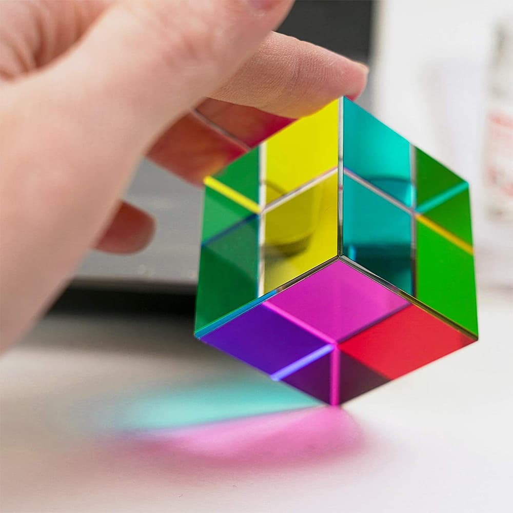Cubo De Prisma Mágico Suncatcher
