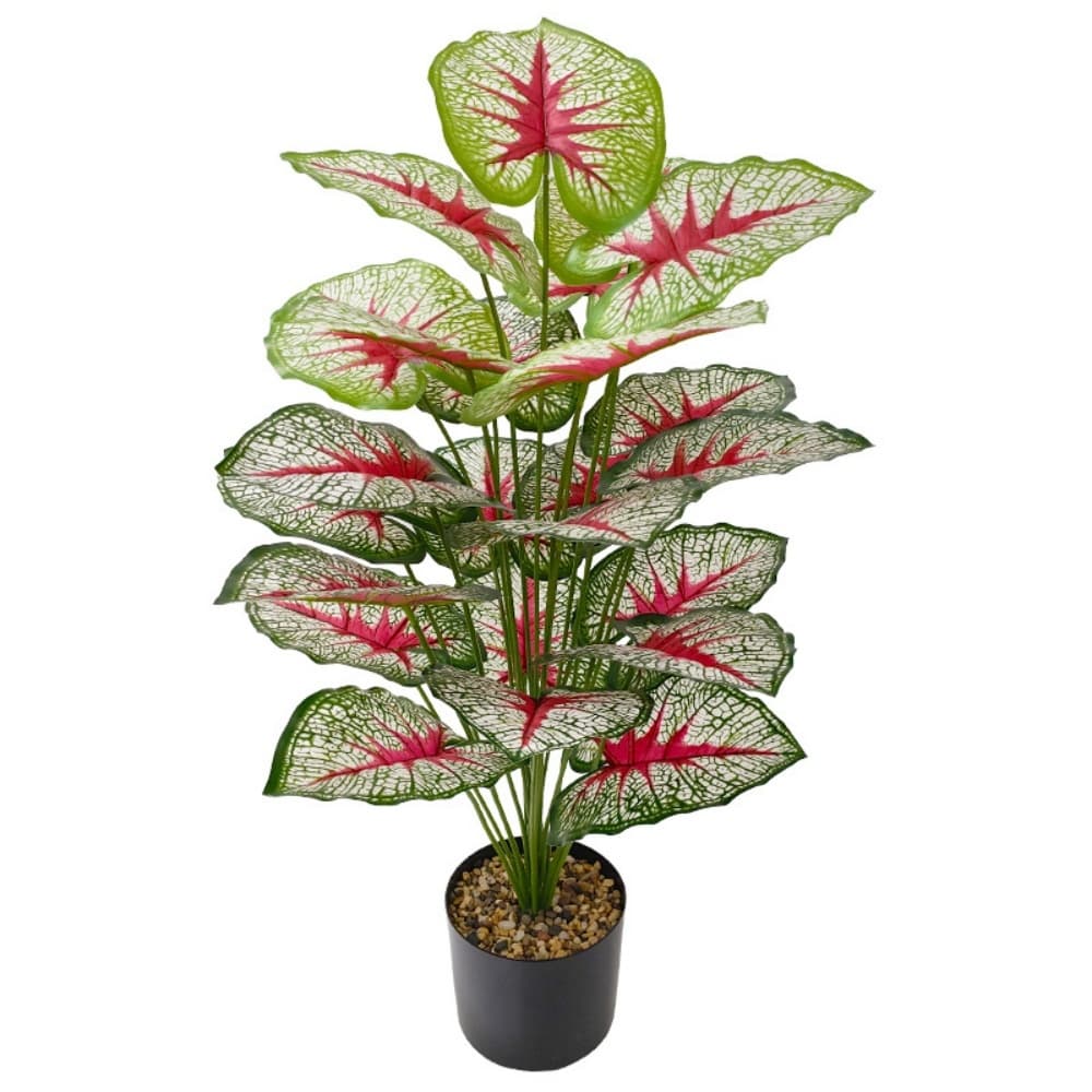 Folha Vermelha Branca Plantas Artificiais Falsas Decoração De Flores Simulado Bonsai Vaso Casa Quarto Festa Casamento Escritório Piso