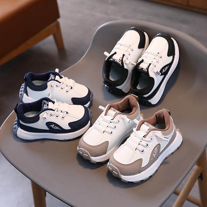 Tênis infantil Sapatos infantis casuais para meninos Moda tênis de corrida para meninas Leve e macio