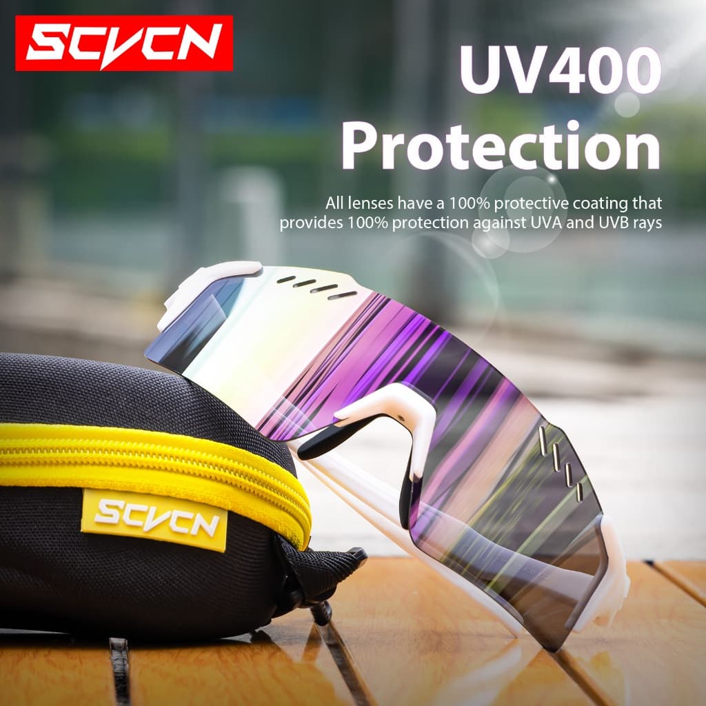 Óculos De Sol Para Ciclismo SCVCN Ao Ar Livre UV400 Masculino MTB Feminino De Estrada