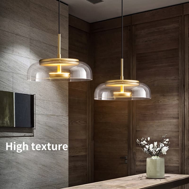 LED Pingente Luz Lâmpada Nordic Moderno Abajur De Vidro Iluminação Interior Decoração Para Casa Sala Estar Quarto Luminá