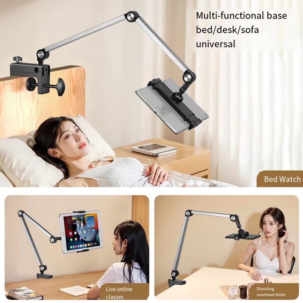 Suporte De Telefone Celular Para iPad Preguiçoso tablet Cabeceira cantilever Tiro Ao Vivo desktop Liga Dobrável