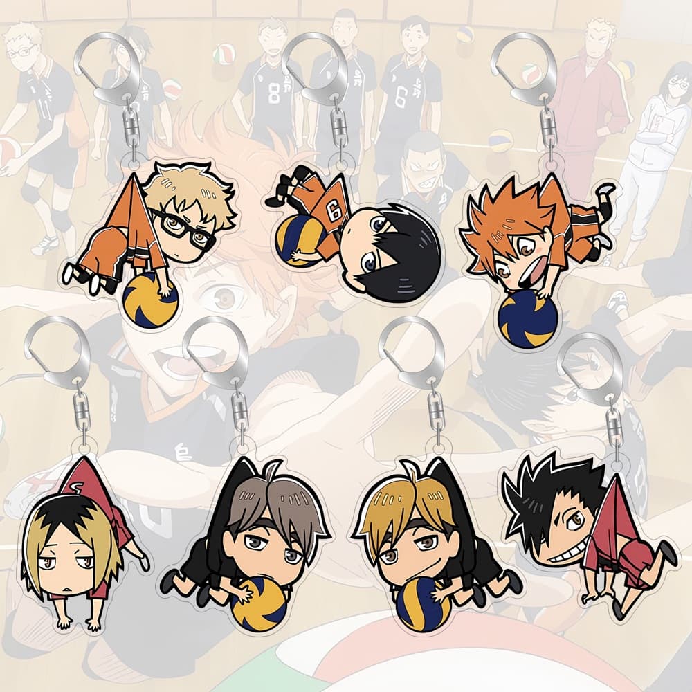 Chaveiro Acrílico De 55 Mm Haikyu Caixa Anime Sacos Circundantes Pingente
