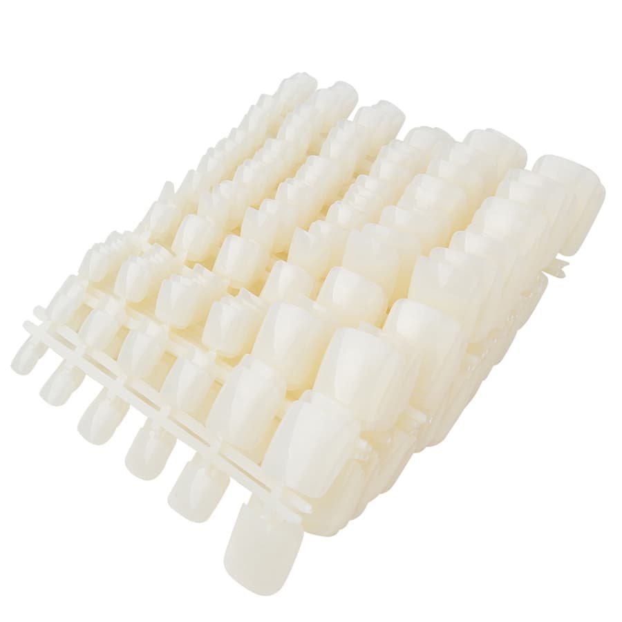 600Pcs Dicas De Unhas Em Acrílico Natural Falsas Capa Gel UV DIY