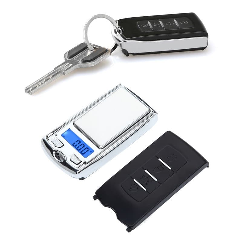 0.01g/200g Chave Do Carro Portátil Digital Mini Balança De Bolso Jóias Precisão Pesando Ouro Grama Peso LCD