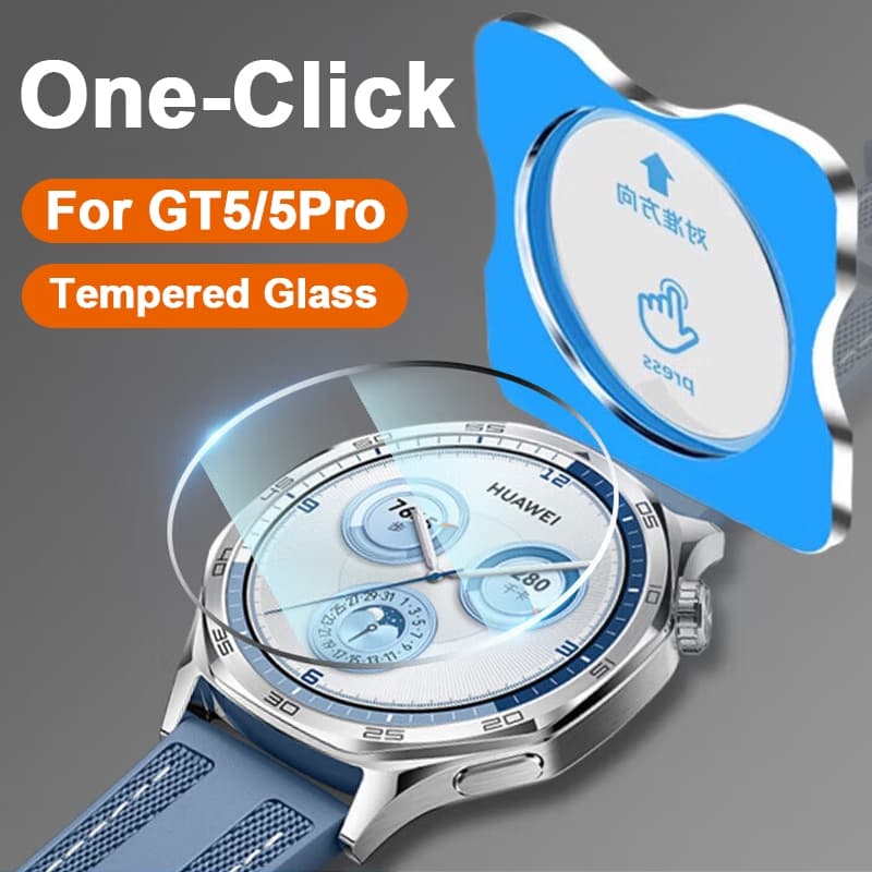 Filme De Vidro Temperado Com Um Clique Para Huawei Watch GT6pro/GT5pro/GT4/GT3 Tela Protetor De Fácil Pasta GT Runner 2
