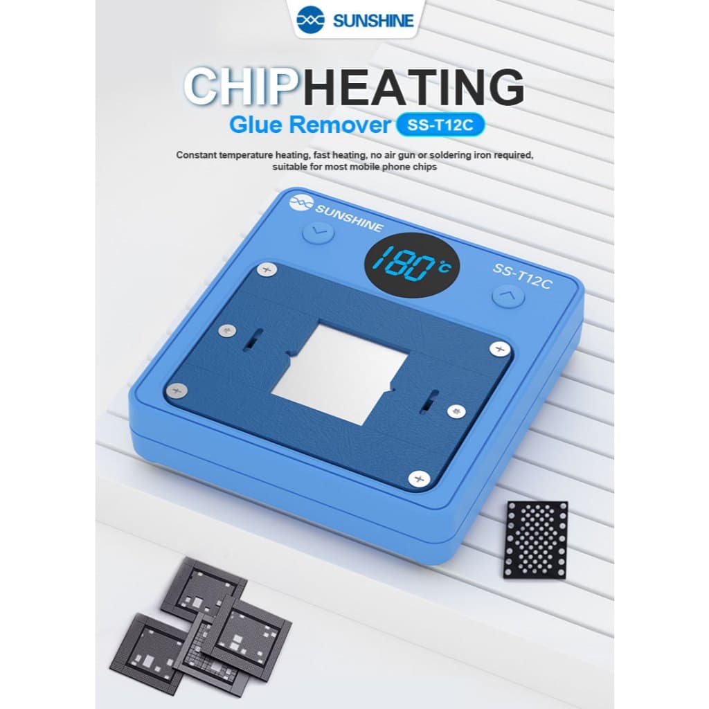 Removedor De Cola SUNSHINE SS-T12C IC Para Reparo De Telefones Celulares