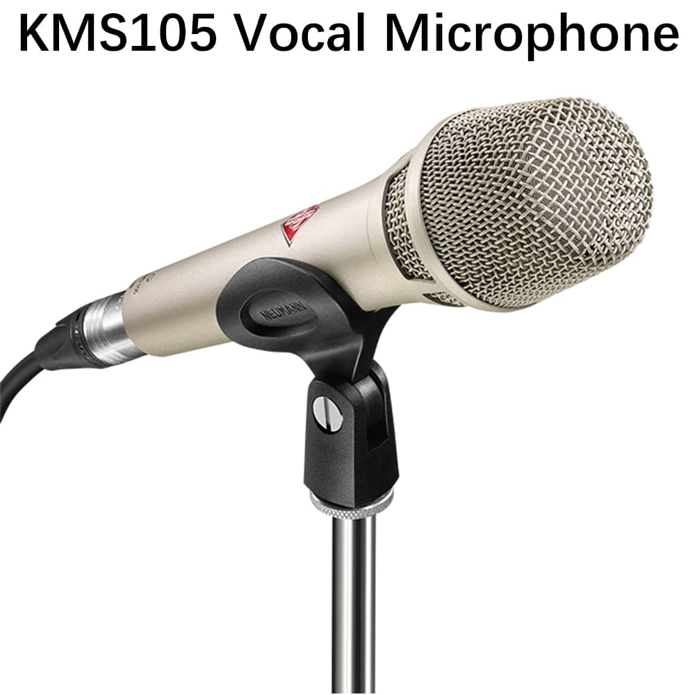 Microfone condensador vocal Neumann KMS105 Para Estúdio De Palco De Igreja Tiktok Transmissão Ao Vivo