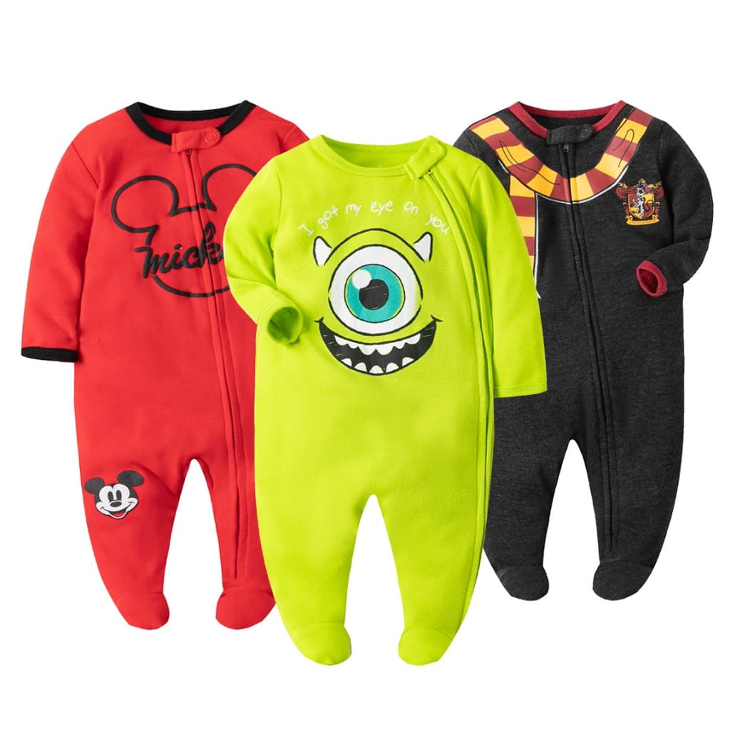 Macacão Para Bebês Recém-Nascidos , De Manga Comprida Com Zíper , Uniforme Harry Potter Meninos , Pijama De Algodão