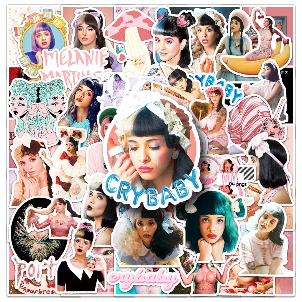 Engraçado 50 Peças Melanie Martinez Adesivos À Prova D'água DIY Para Telefones Laptop Adesivo De Carro Decalque Casa