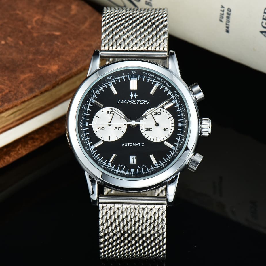 Relógio de pulso Hamilton American Classic Series 100m à prova d'água 40mm Relógio masculino Rui Watch dgyh