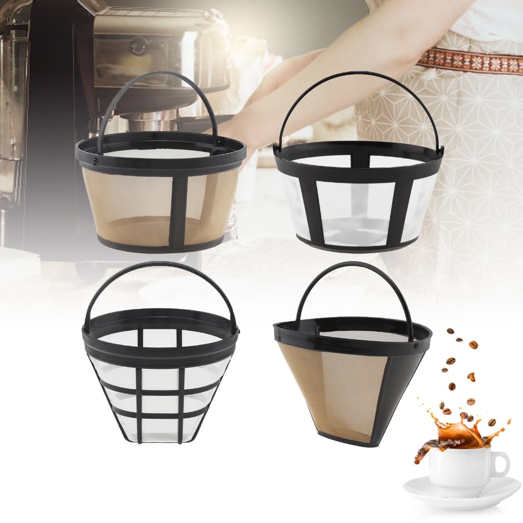 Diâmetro Do Cone Reutilizável 4,53in Filtro De Cesta Adequado Para Cafeteiras Cuisinart/Ninja
