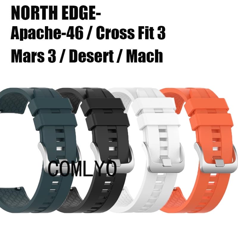Para NORTH EDGE APACHE-46 DESERT Mach CROSS Fit 3 Tank Mars 3 X-TREK 2 Laker Pulseira De Smartwatch Relógio Inteligente
