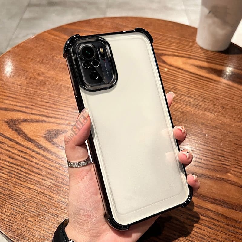 Capa Transparente Para Xiaomi Redmi Note 9 9S 10 10S Pro Max Lente Proteção Total Traseira Do Telefone