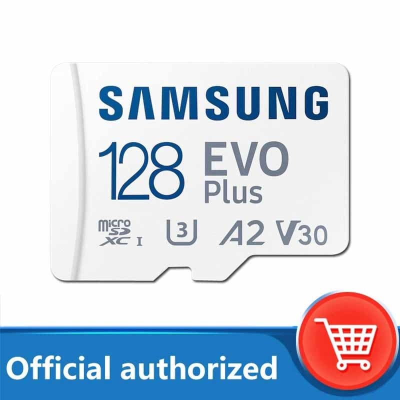 Cartão SD Samsung 32GB 64GB 128GB 256GB 512GB 1024GB TF (MicroSD) EVO Plus 4K U3 V30 A2 Leia De Memória De Alta Velocida