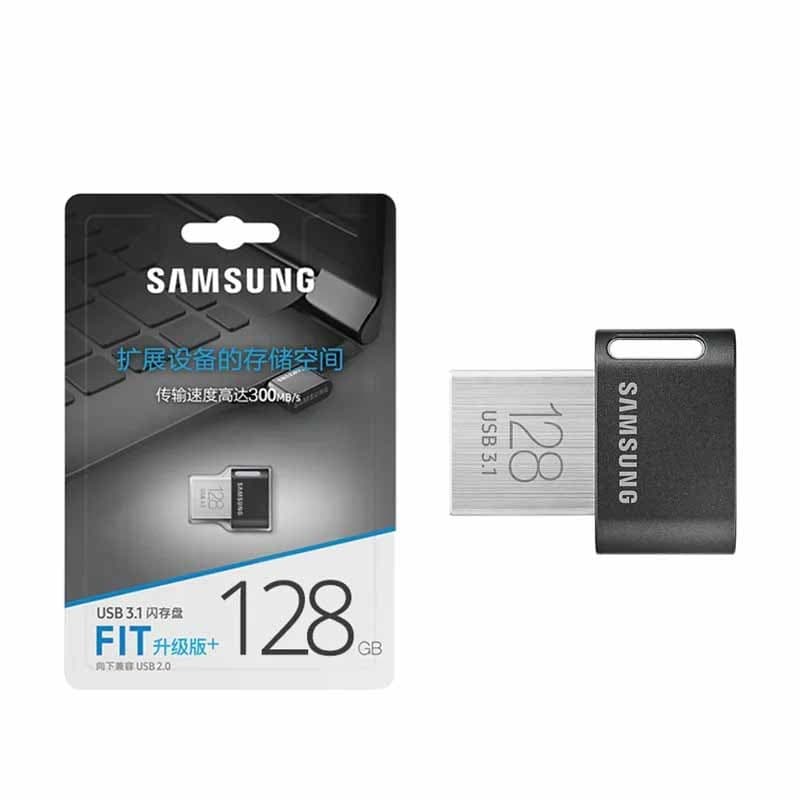 100 % original USB 3.1 FIT PLUS 16GB 128GB 256GB 512GB De Alta Velocidade 300 Mb/s Caneta Armazenamento Vara Pendrive