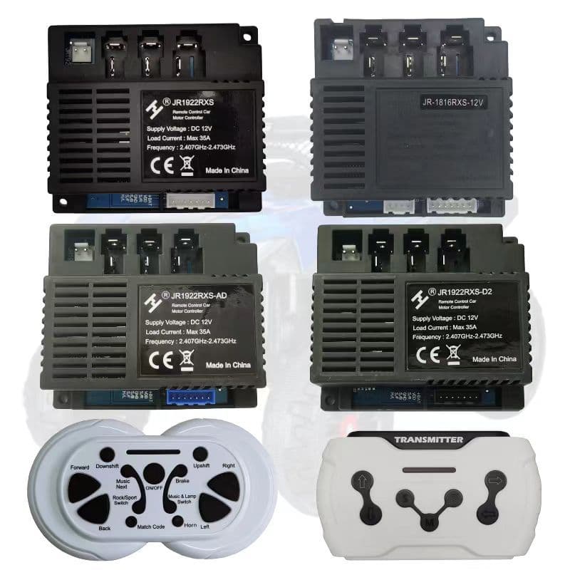 JR1922RXS JR1816 2.4G Carros De Controle Remoto Para Crianças Andam Em Acessórios De Brinquedo , 12V Bluetooth Carro Elé