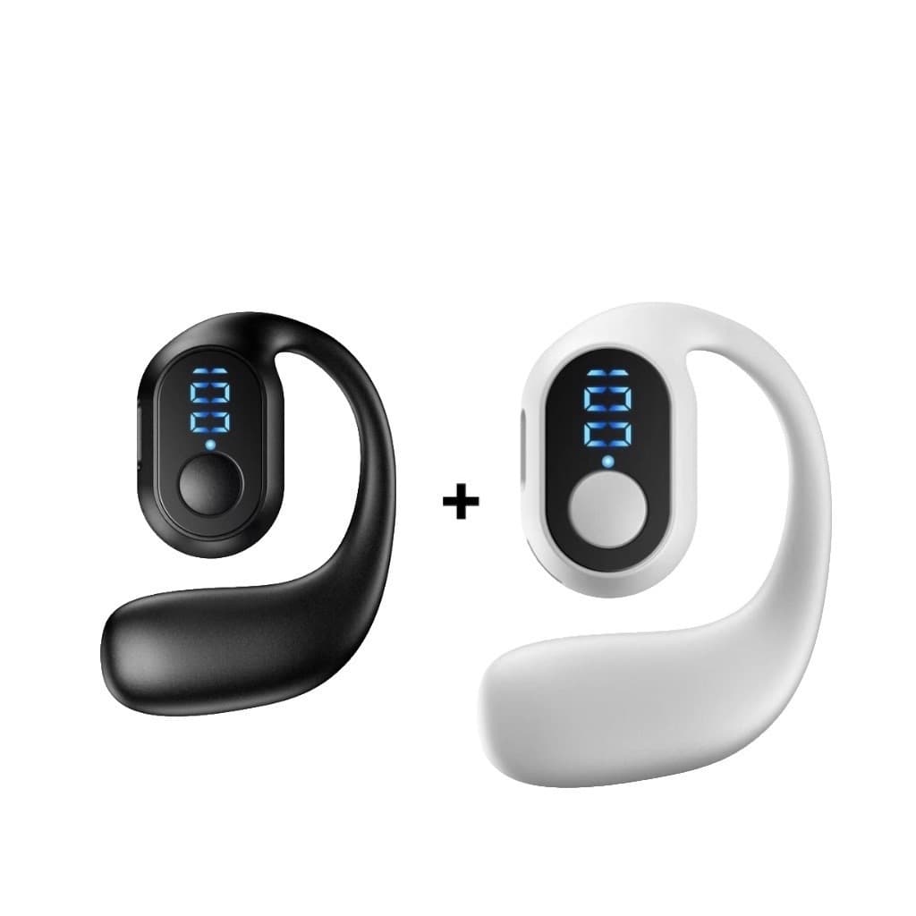 Compre 1 Leve 1 À Prova De Gorduramuhuo Bluetooth 5.3 Fone De Ouvido TWS Sem Fio Com Gancho HiFi Estéreo Redução De Ruíd