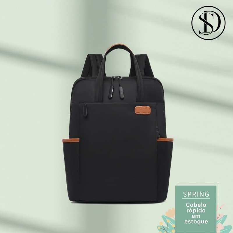Mochila feminina SHINYDIARY Bolsa para laptop de 13,3” para escola, viagem e escritório
