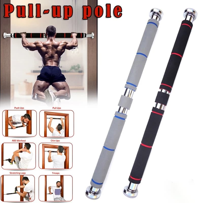 Barra De Flexão Para Porta De Exercício De Treinamento Ajustável 60 A 100 Cm Fixa
