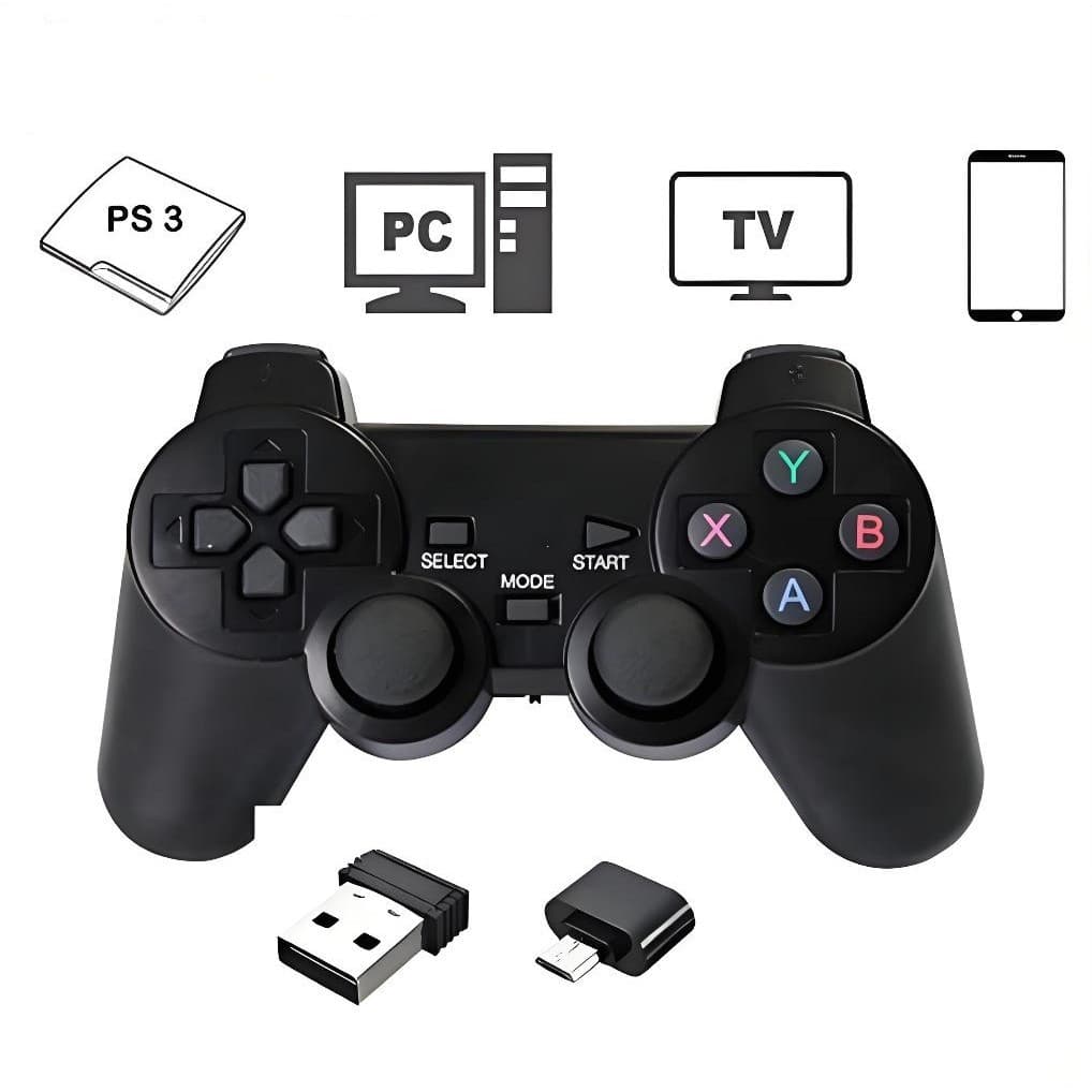 Auspiciosorui01  Controle De Jogo Sem Fio De 2.4Ghz Gamepad Para Ps3 Pc Tv