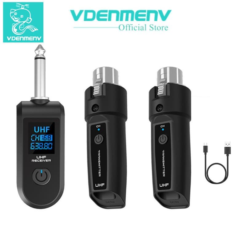 K1 2.4G Sistema De Microfone Sem Fio XLR Transmissor Receptor Para PA Misturador Dinâmico