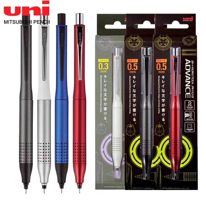 Uni M5-1030 Kuru Toga Advance Modelo De Atualização Lápis Mecânico 0.5mm Dupla Velocidade KURUTOGA