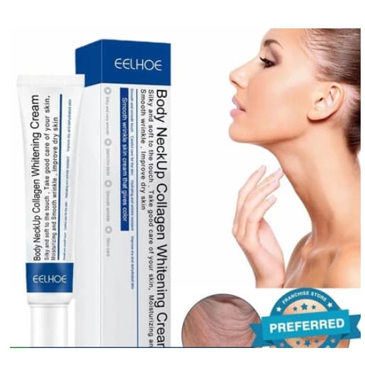 Creme De Pescoço De Colágeno Anti-Envelhecimento Clareamento Hidratante Aperto Levantamento Para Queixo Duplo X6X4
