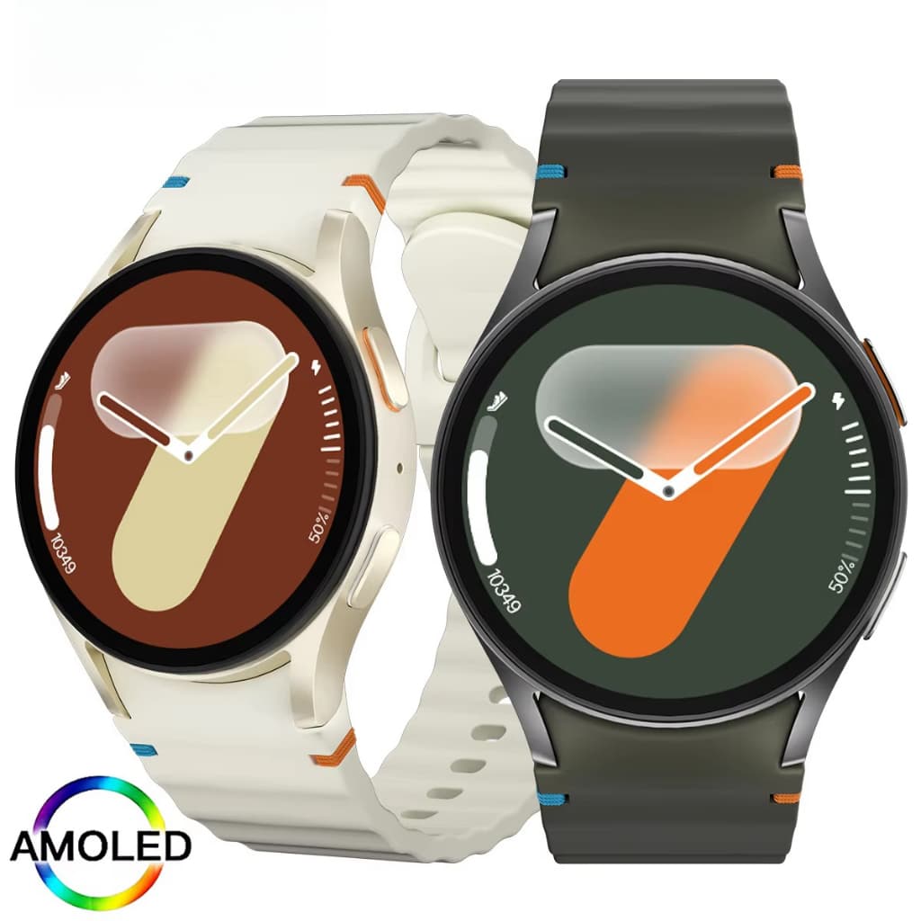 Novo Relógio Inteligente Para Galaxy Watch7 40mm IP68 Bluetooth Chamada Bússola Smartwatch 7 Homens Mulheres Tela AMOLED