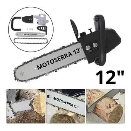 Motosserra Adaptador Para Esmerilhadeira Lixadeira Serra Eletrica Jardim Moto Eletrosserra