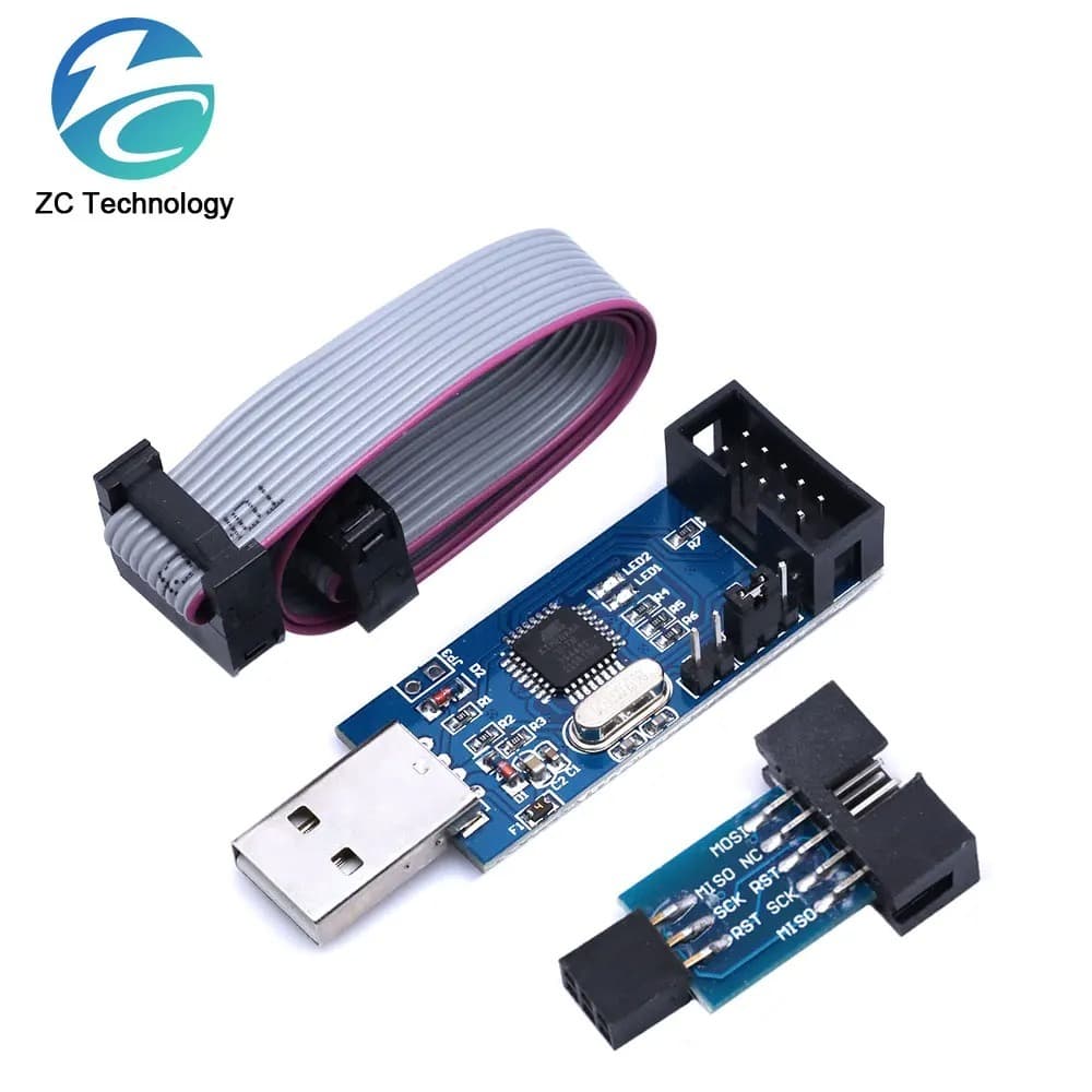 Programador Oficial USBASP USBISP AVR USB ISP ASP ATMEGA8 ATMEGA128 Suporte Win7 64