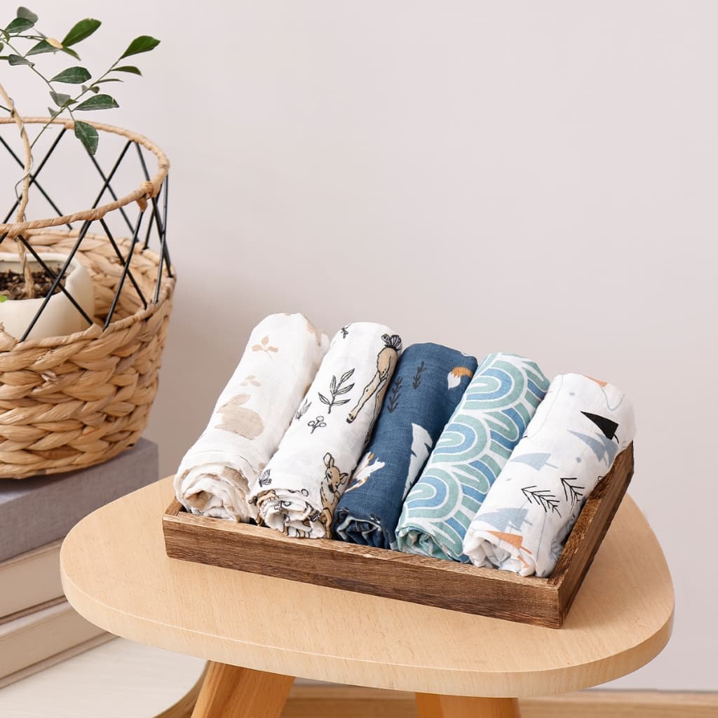 reborn HappyFlute Baby Renascido 5Pcs/Set 60 * 60cm Toalha De Pano De Arroto 100 % Algodão/Bamboo Cotton Muslin Blanket Burp Cloth