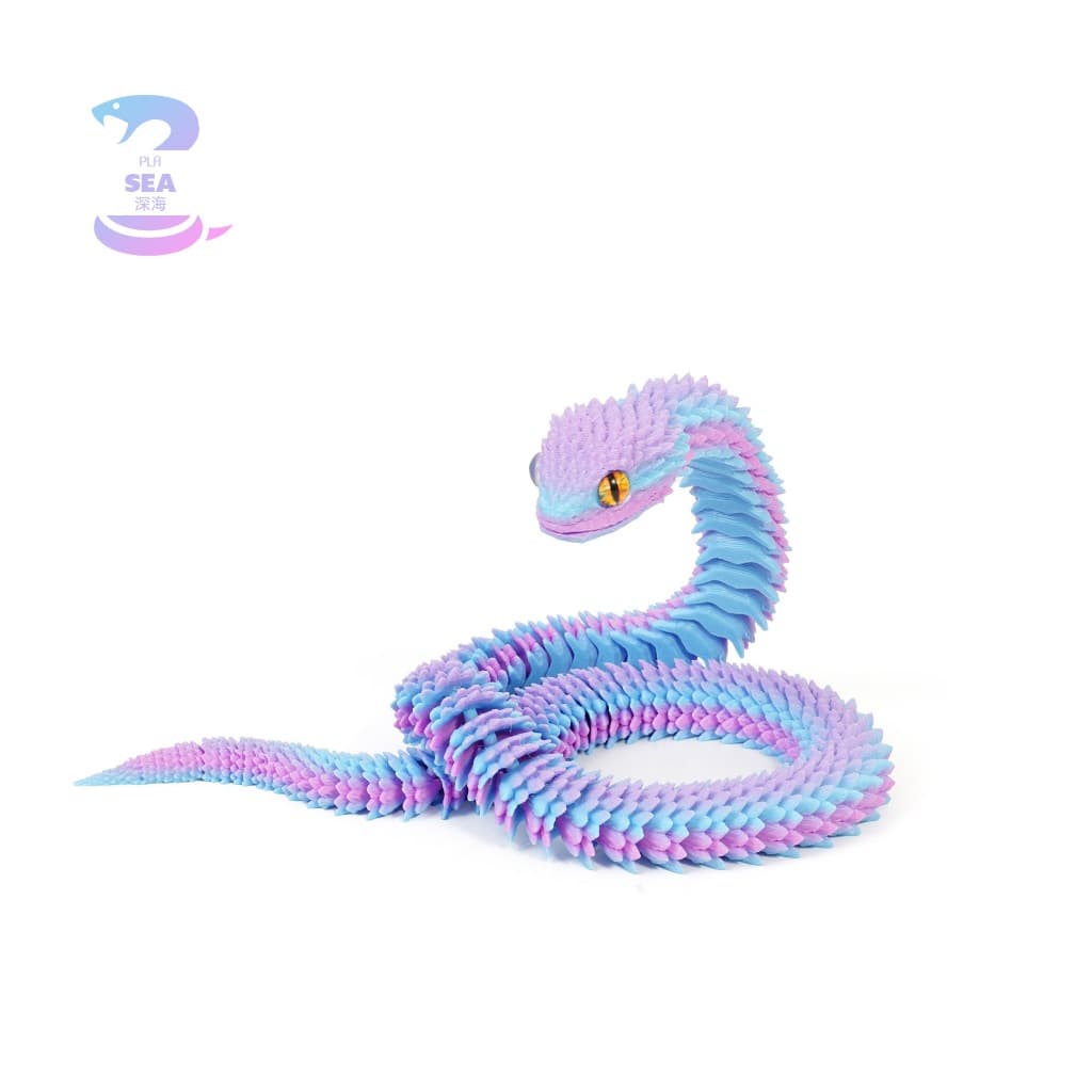 Brinquedo De Cobra Impresso Em 3D Descompressão Flexível Articulado , Animal Requintado E Fofo Para Animais De Estimação