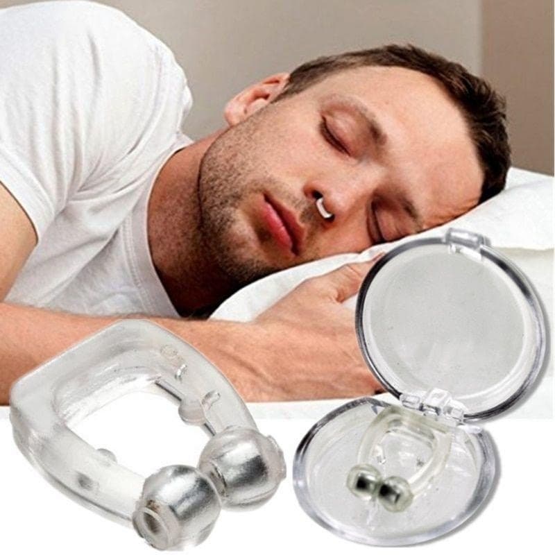 Kit 8/4 Clipe Nasal Anti Ronco Aparelho Para Nariz Dispositivo Para Ronco e Apneia Dilatador Magnético