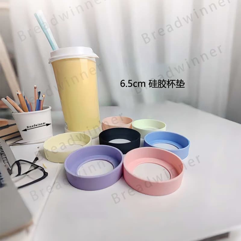 Porta-Copos De 6.5 Cm De Diâmetro , Capa De Copo Isolada Protetora De Vidro Antiderrapante De silicone , Acessórios Água