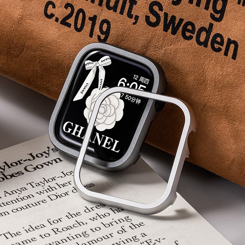 Capa Protetora De Liga De Alumínio De Metal De Luxo Compatível Com Apple Watch Series 11 10 9 8 7 6 SE 5 4 Ultra 3 49mm