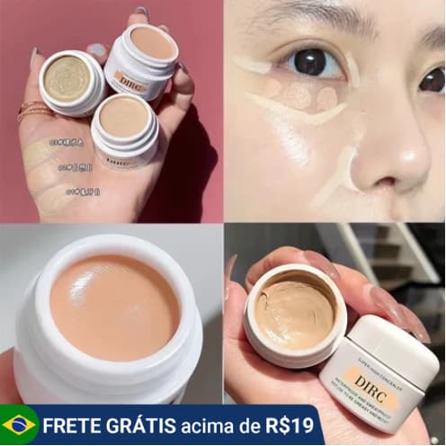 DIRC Creme Corretivo À Prova D'água Cobre Manchas Faciais , Espinhas E Base Para Olheiras 12g