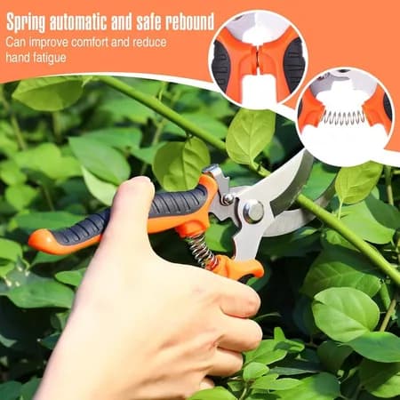Tesoura Poda Super Afiada - Jardinagem Profissional Tesoura de Poda-Conforto Precisão e Durabilidade
