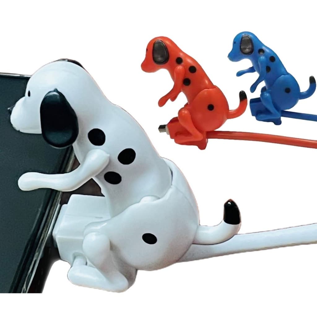 MUHUO Cabo De Carregamento Animal Dálmata Carregador Rápido Divertido Humping Cão Tipo-c/8 Pinos/micro Usb
