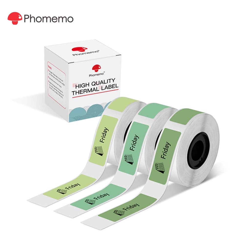Etiqueta Colorida Phoemo 12X30mm Para Impressora D30/Q30/Q31 (3 Rolos)