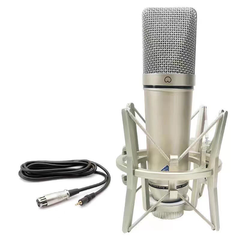 Microfone Condensador U87 Para Gravação Ao Vivo , De Karaokê , Equipamento De Celebridades Da internet , Placa De Som Co