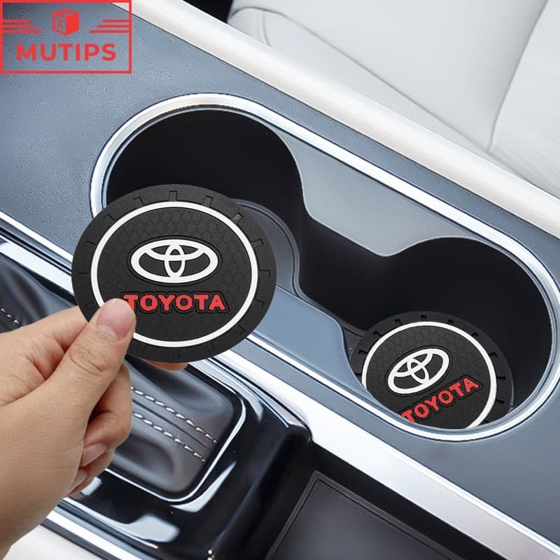 Toyota Porta Garrafas De Borracha Macia Antiderrapante Para Corolla Cross Hilux Yaris Etios RAV4 Bandeirante