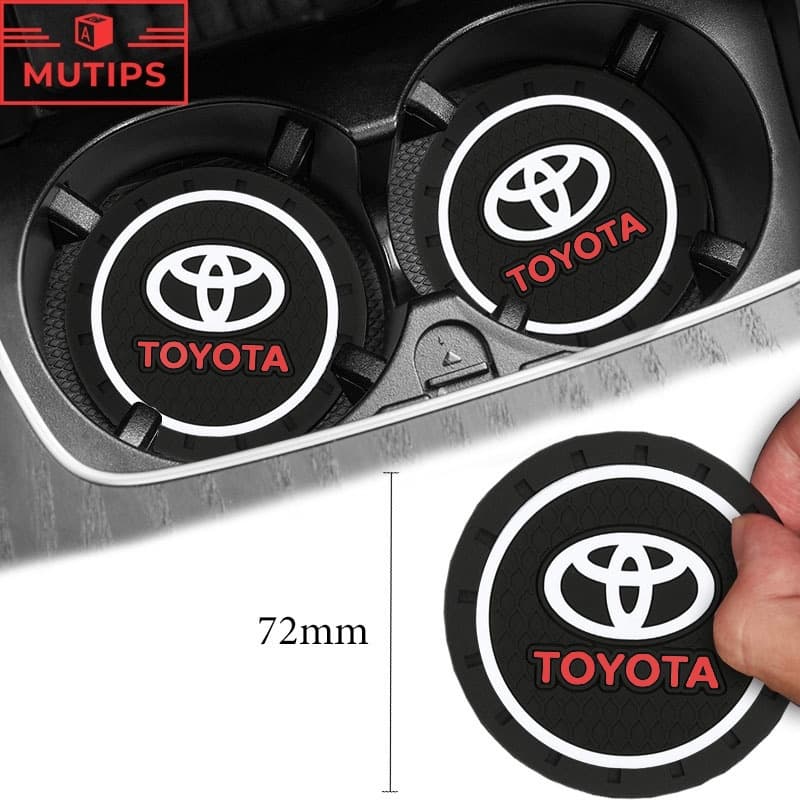 Bases Para Copos De Silicone Carros Toyota Protetor De Borracha Antiderrapante De PVC À Prova D'água Corolla Cross Hilux Yaris Etios RAV4 Bandeirante
