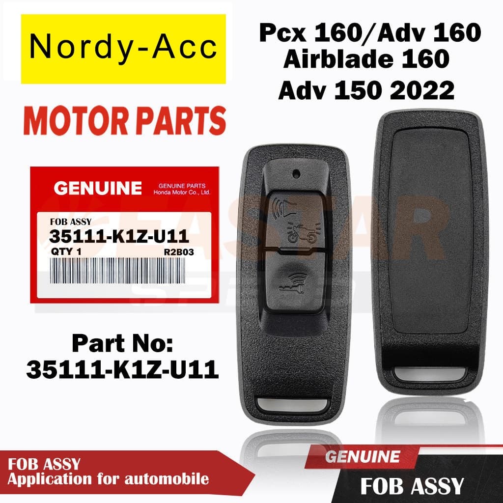 Chave Remota Para Pcx 160 (2021-2024)/Adv 150 2022/160/Airblade 160 (35111-K1Z-U11)