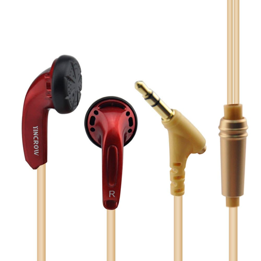 YINCROW X6 3.5mm Fones De Ouvido Intra-Auriculares Cabeça Plana Profissional Febre Fone Alta Fidelidade PK PK1 MX985