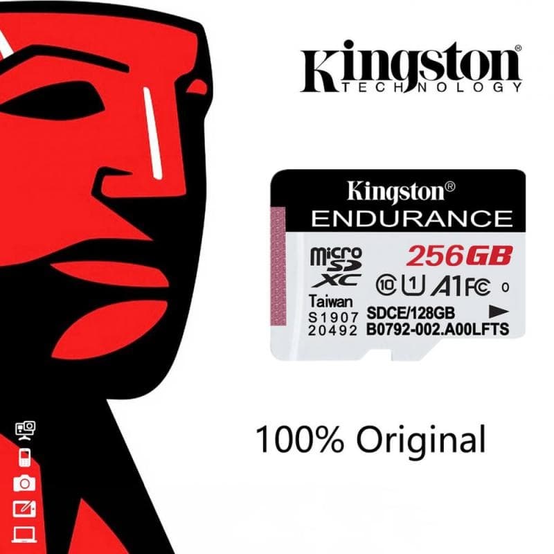 Kingston High Range 32GB/64GB/128GB 95R/30W Classe 10 MicroSDHC Cartão De Memória De Alta Velocidade Móvel TFC10 Gravado