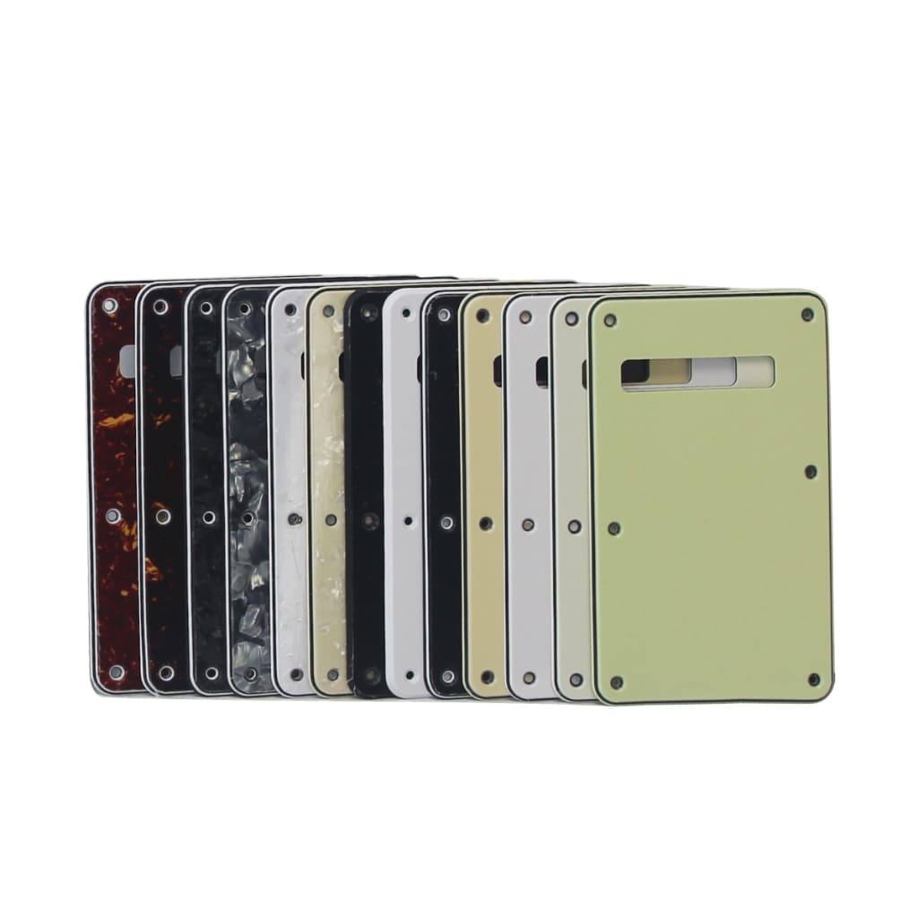 FLEOR 1 Pcs ST Placa Traseira De Guitarra Elétrica Tremolo Tampa Da Cavidade Com Parafusos , 13 Cores Escolha