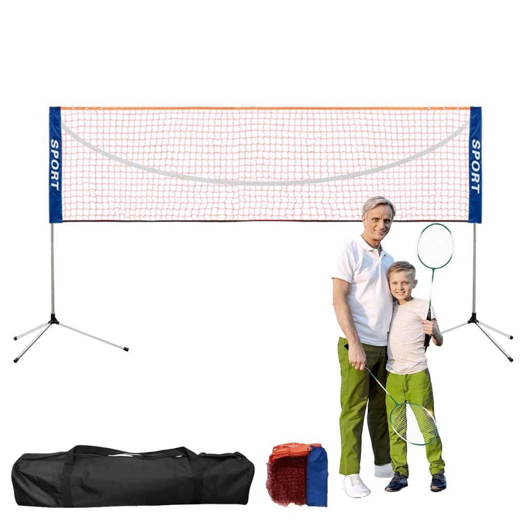Altura ajustável 75/118/160cm Conjunto de rede para Badminton, tênis e vôlei de suportes multifuncionais